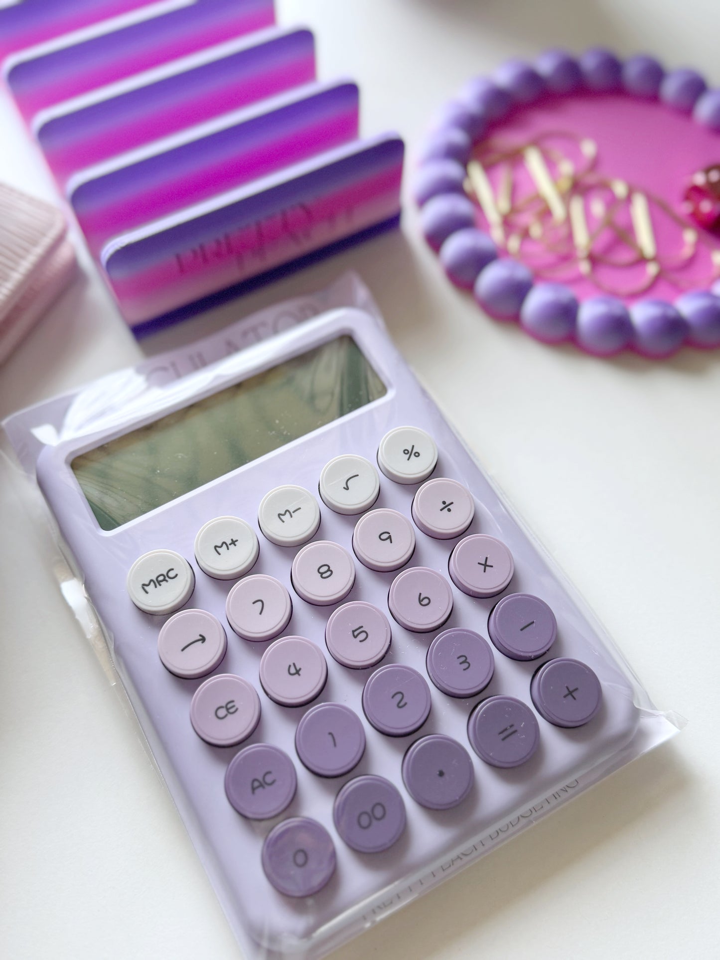 CALCULATOR PINK & PURPLE