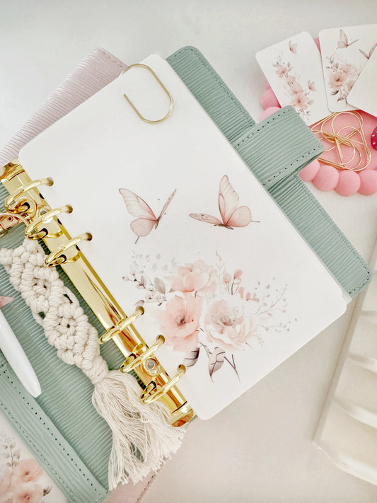 FLORAL BUTTERFLY DASHBOARD SET OF 4