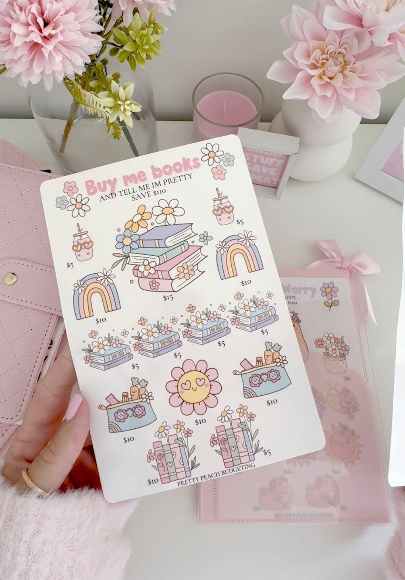 BUY ME BOOKS- SAVING TRACKER A5