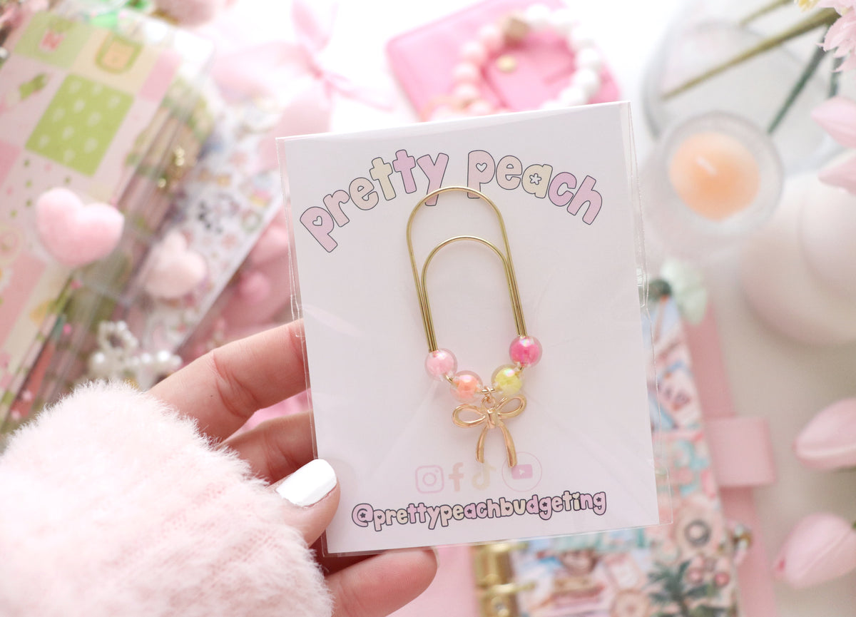 PAPERCLIP CHARM - SUNSET SCENES & BOW
