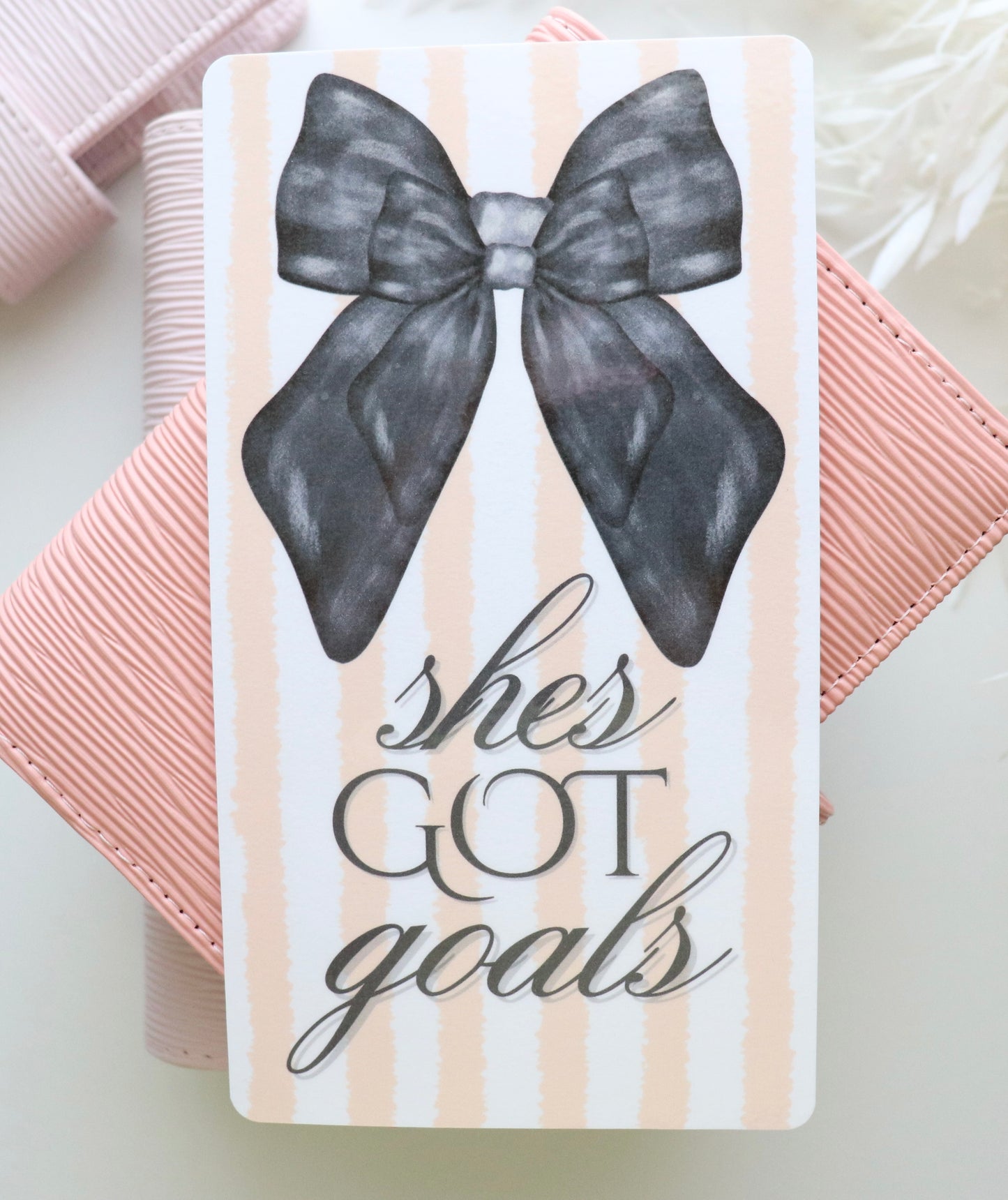 SHES GOT GOALS BOW DASHBOARD