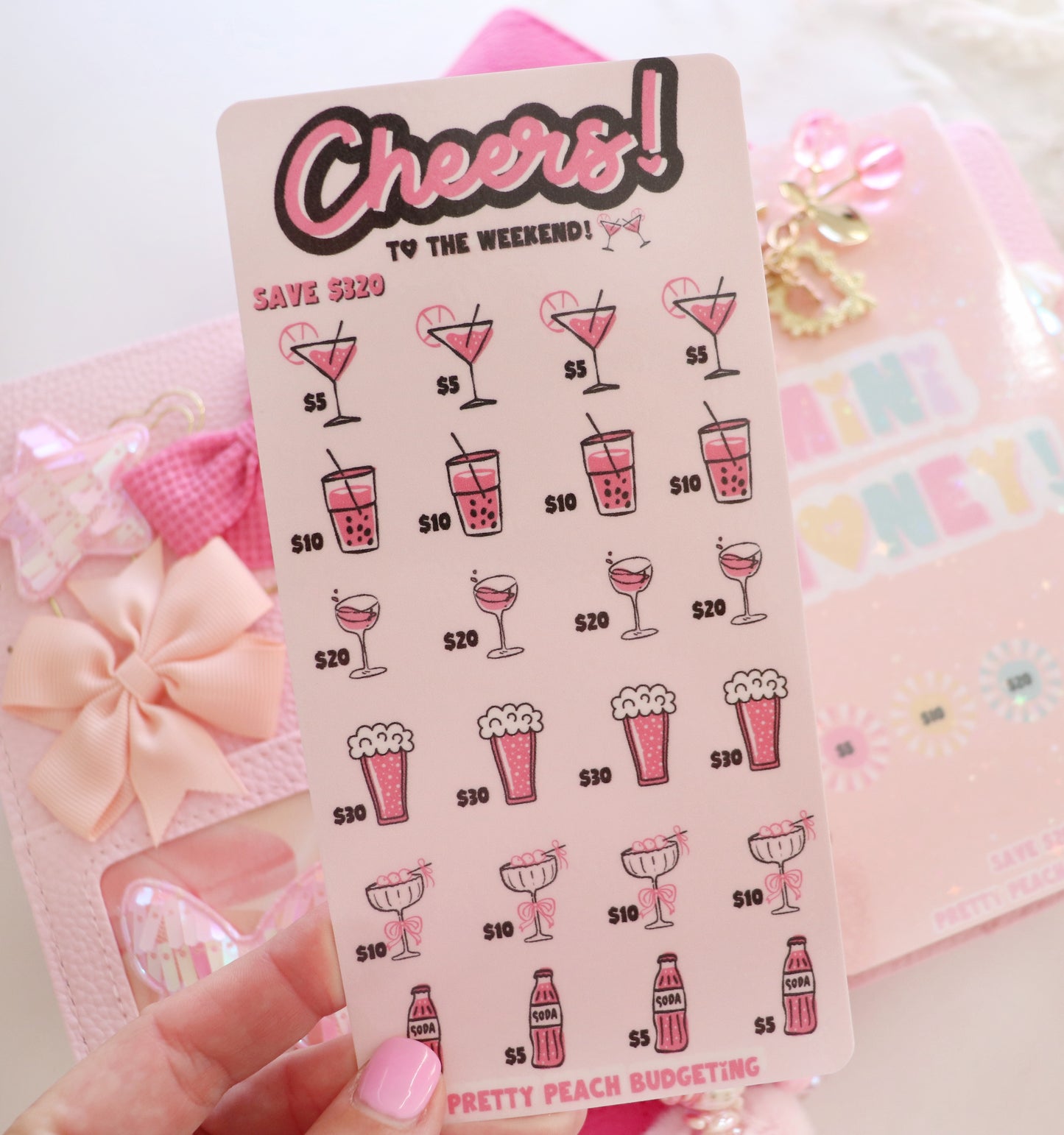 CHEERS TO THE WEEKEND SAVINGS TRACKER