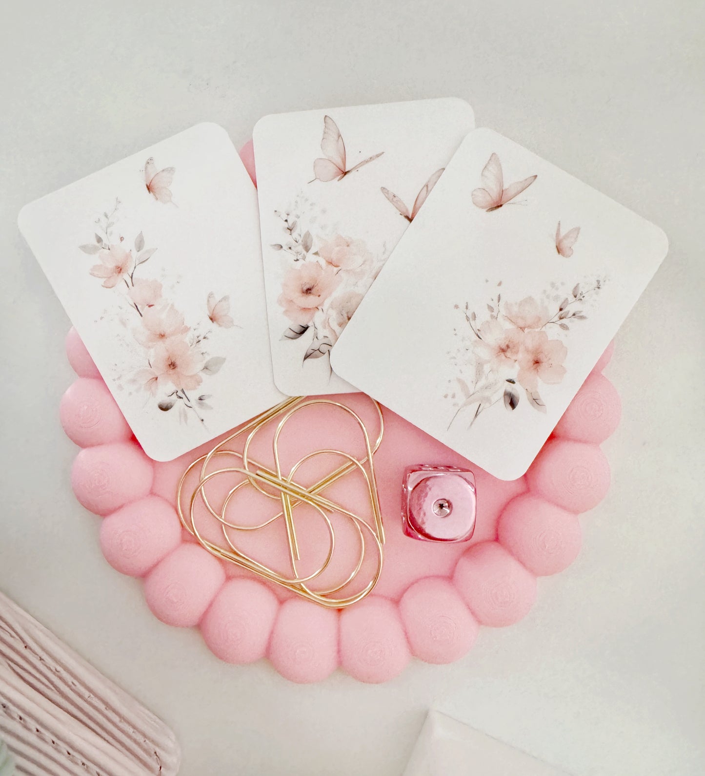 FLORAL BUTTERFLY DASHBOARD SET OF 4