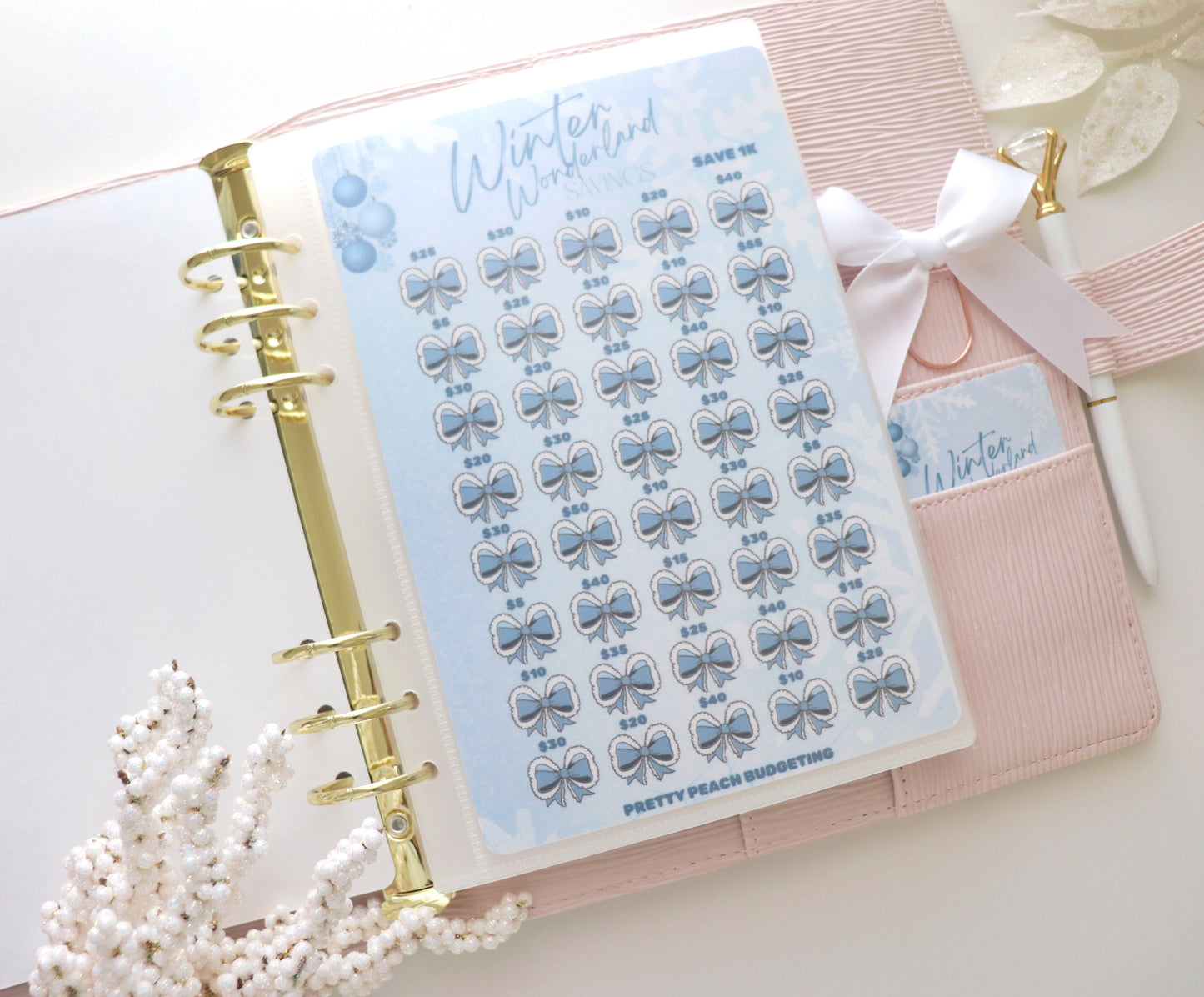 WINTER WONDERLAND A5 DASHBOARD AND TRACKER