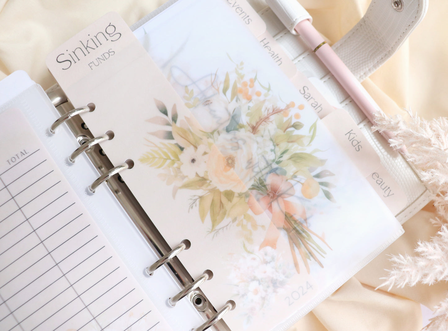 VELLUM FLORAL DASHBOARD SET OF 2