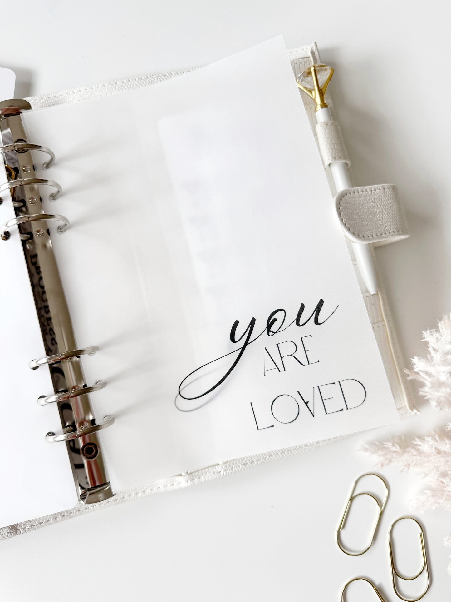 "YOU ARE" VELLUM DASHBOARD COLLECTION SET A6 & A5