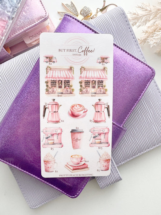 BUT FIRST COFFEE SAVINGS TRACKER