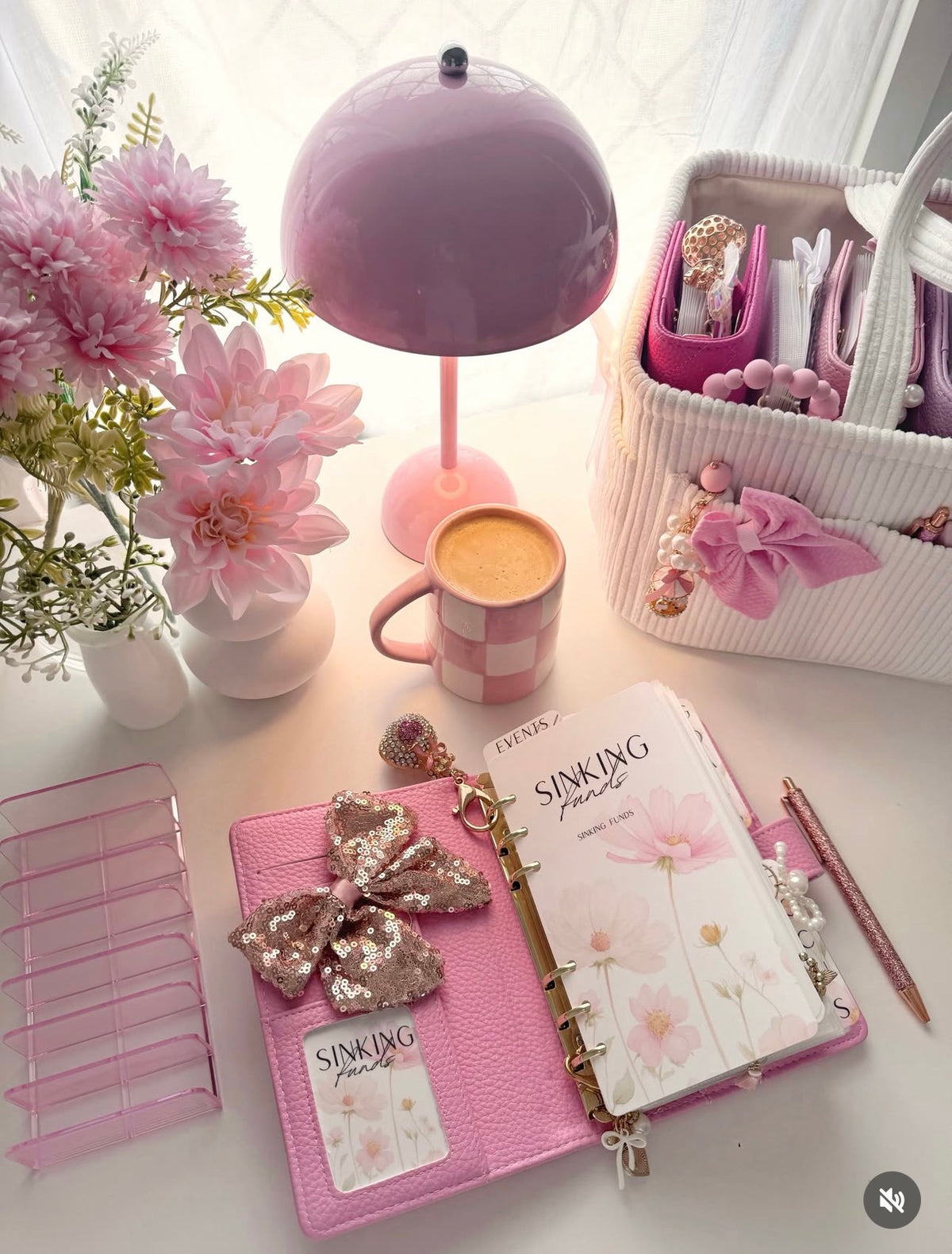 CASH TRAYS - PINK
