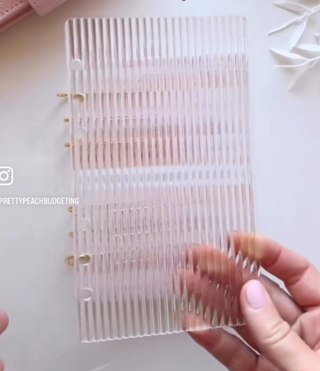 ACRYLIC A6 DASHBOARDS / DIY BINDER RINGS