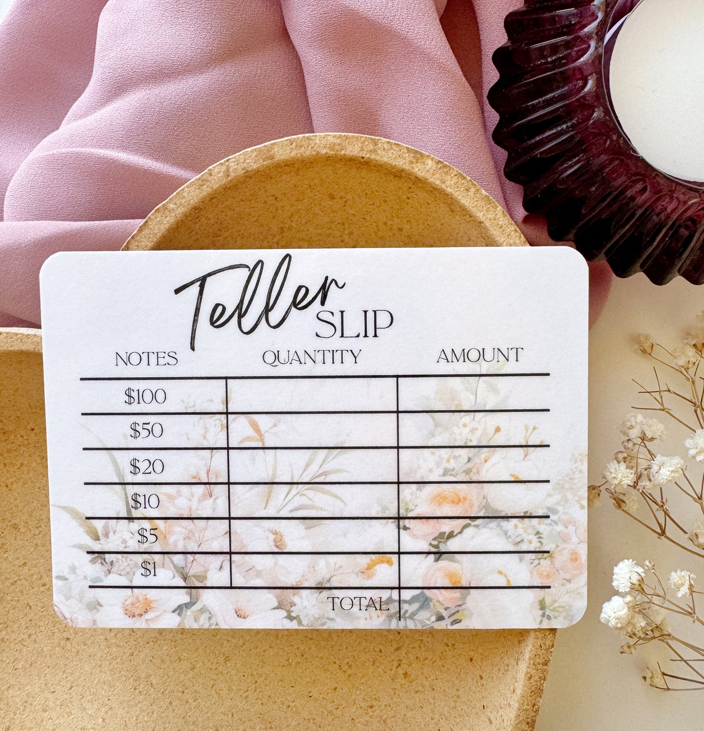 TELLER SLIPS