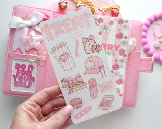 TREAT YOURSELF (PINK) SAVINGS TRACKER