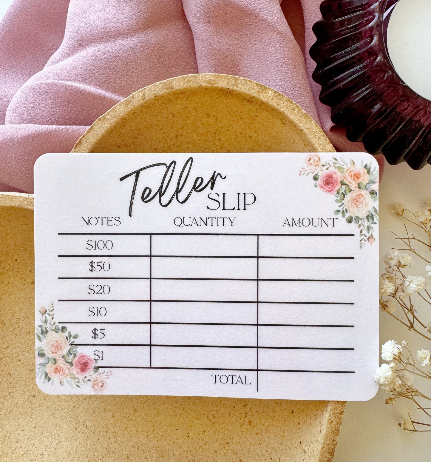 TELLER SLIPS