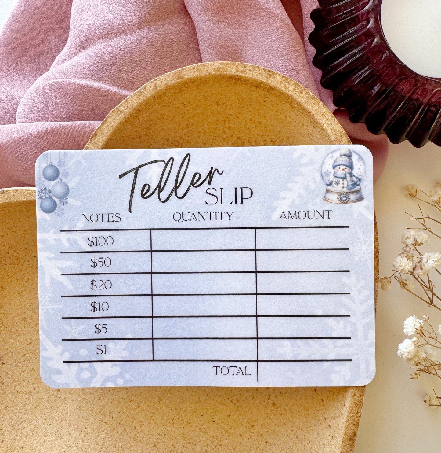 TELLER SLIPS