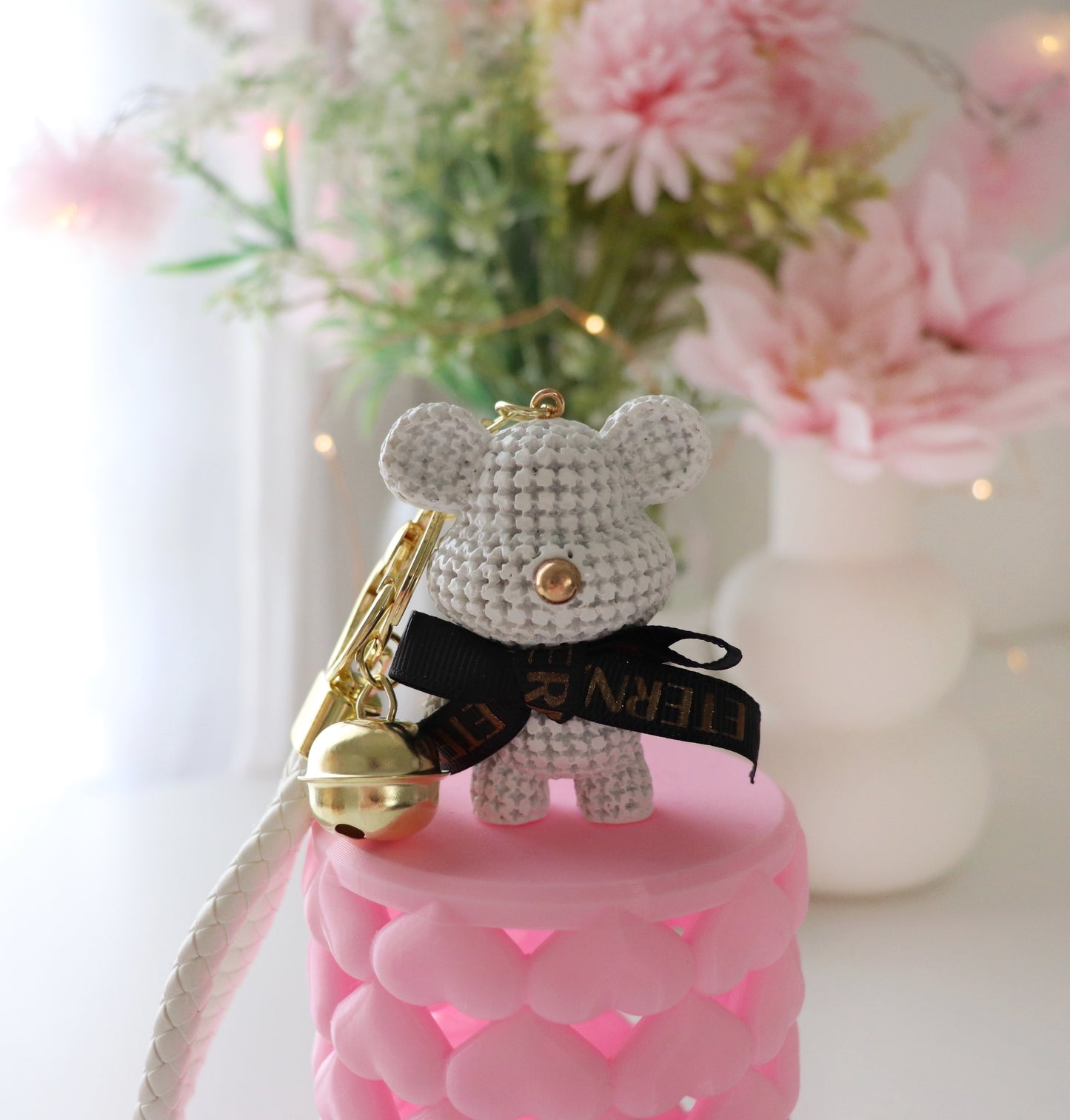 BINDER KEYCHAIN - TEDDY KEYCHAIN