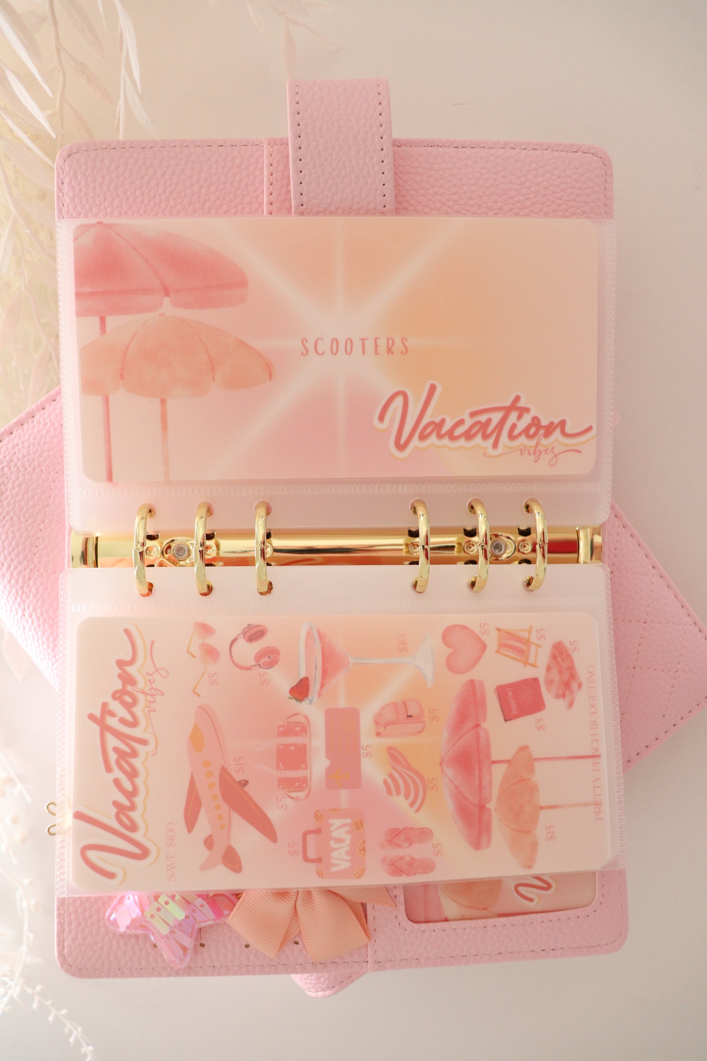 DASHBOARD & 6 CUSTOM ENVELOPES - VACATION VIBES DESIGN