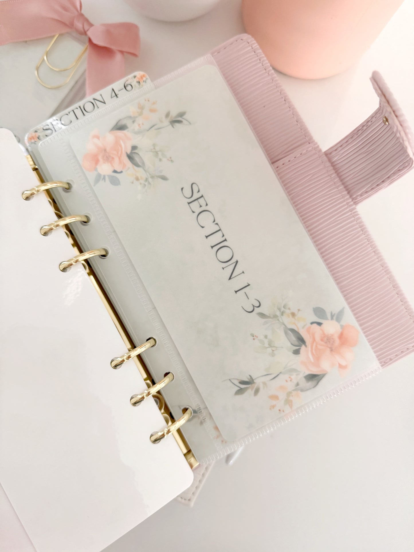ONE THOUSAND SAVINGS - PEACH FLOWER DESIGN- 2 OPTIONS