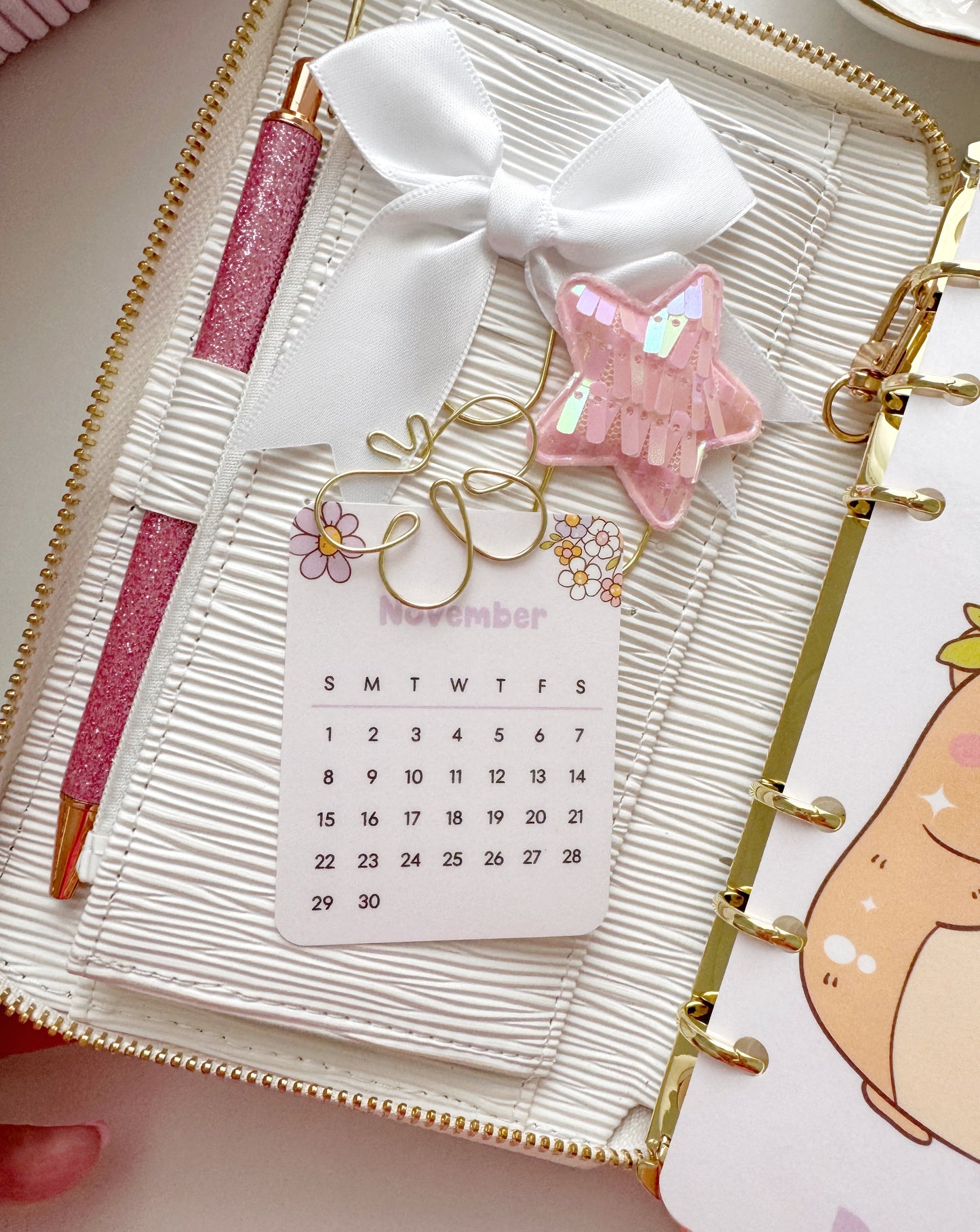 CALENDER 2026 MONTHLY INSERT CARD