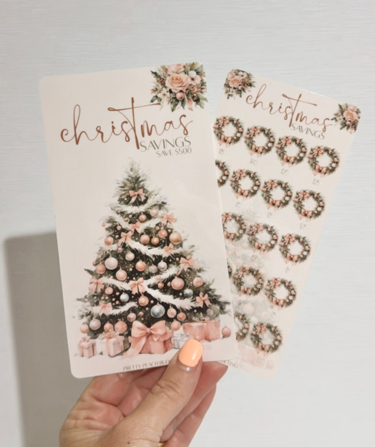 PINK CHRISTMAS TREE DASHBOARD & TRACKER
