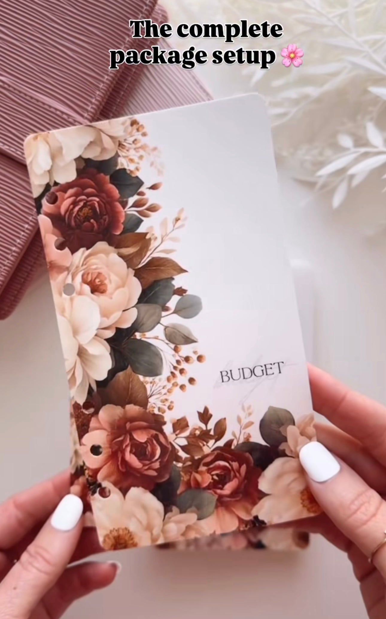 DEEP MAUVE FLORAL COLLECTION - COMPLETE PACKAGE