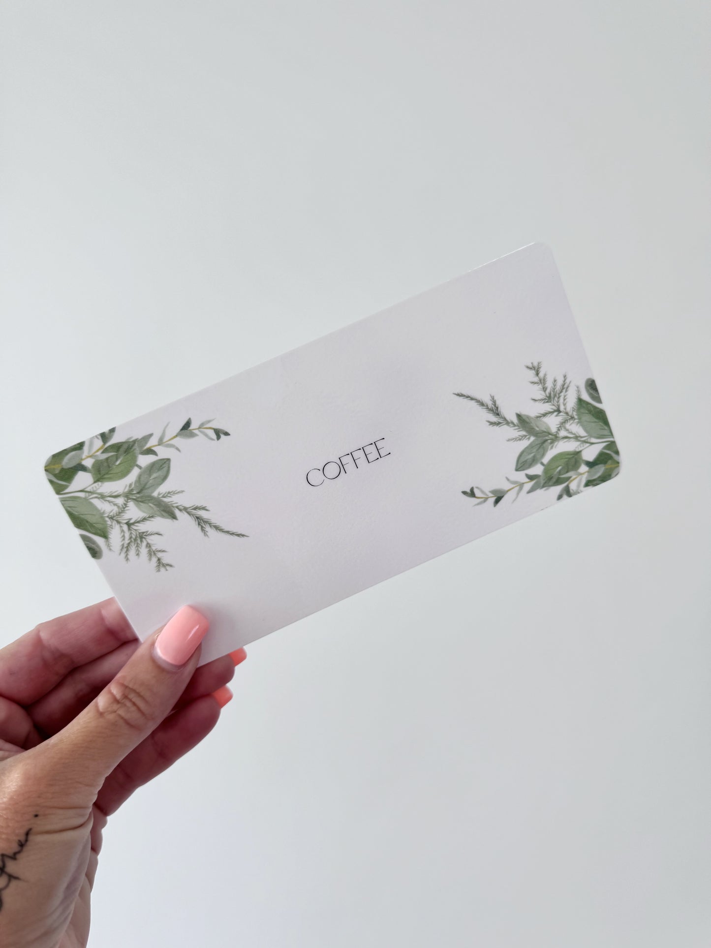 CASH ENVELOPES - A5 CUSTOM SET OF 6 (INSERT & ENVELOPES)