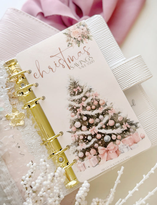 PINK CHRISTMAS TREE DASHBOARD & TRACKER