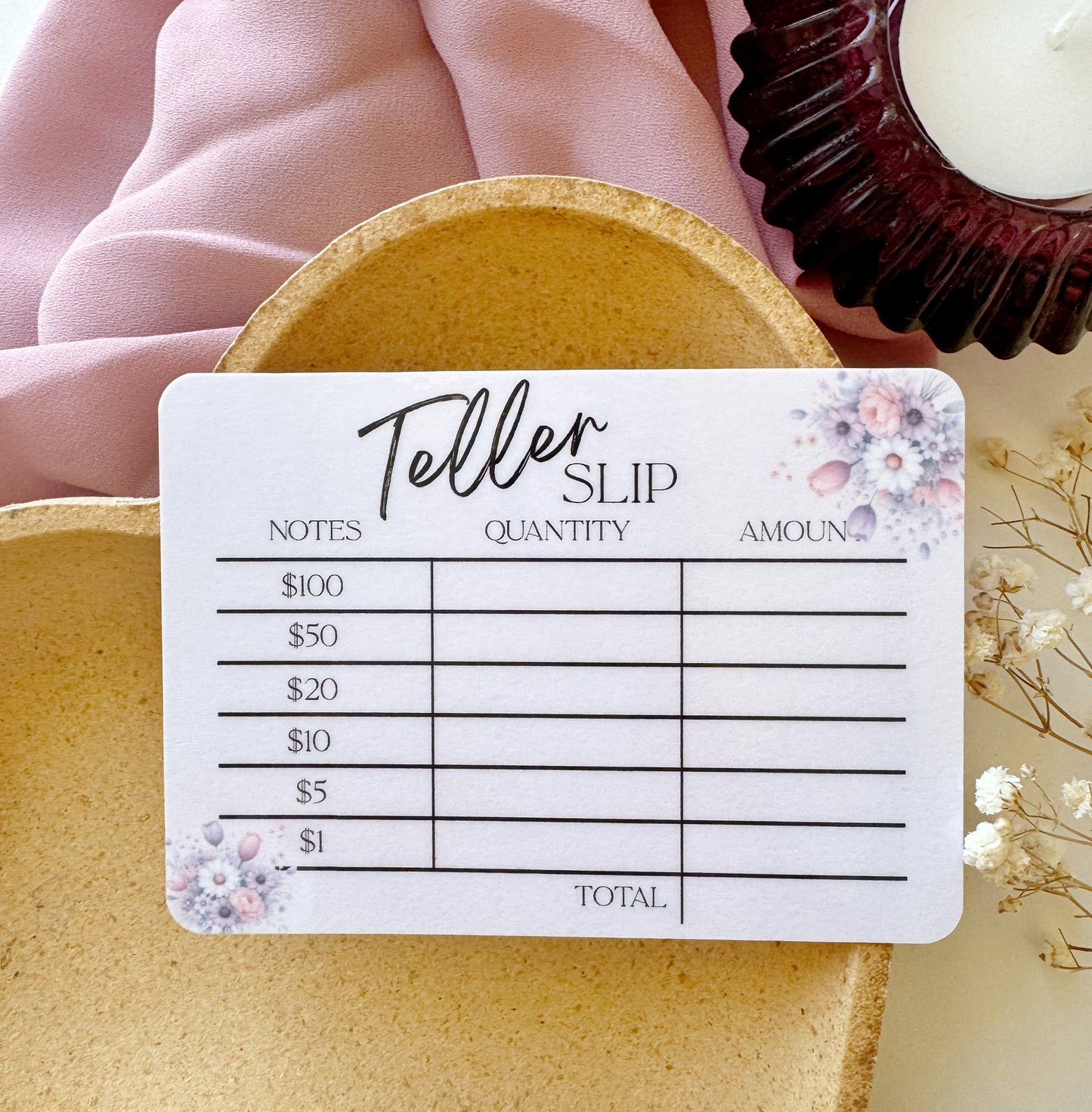 TELLER SLIPS
