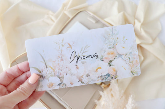 CASH ENVELOPES  A7 - CUSTOM  SET OF 6 (INSERT & ENVELOPE)