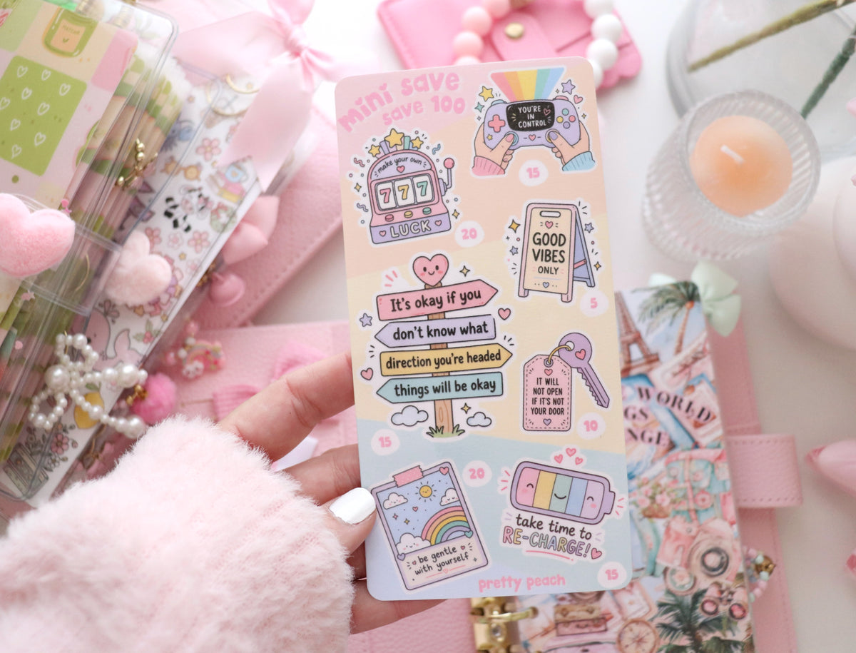 POSITIVE VIBES SAVINGS TRACKER