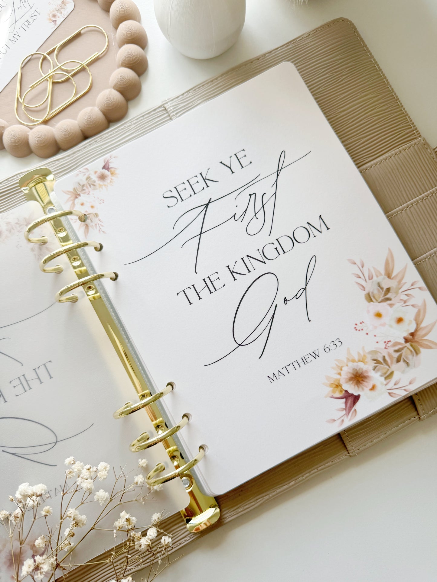 SCRIPTURE DASHBOARDS BEIGE