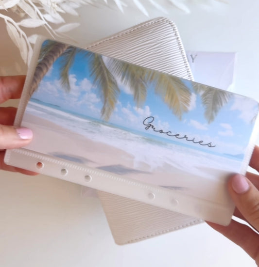 DASHBOARD & 6 CUSTOM ENVELOPES & INSERTS BEACHY VIBES
