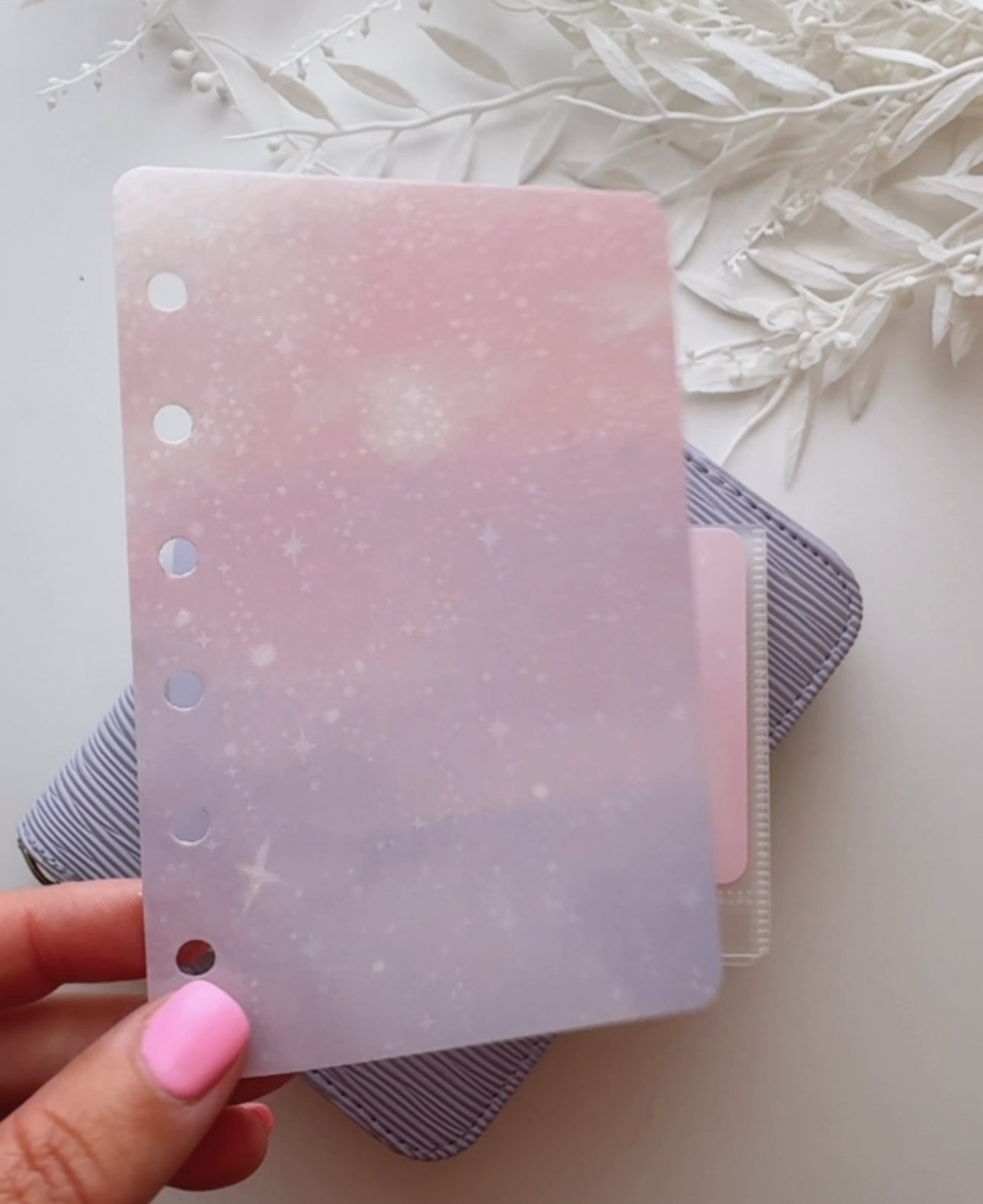 DASHBOARD & 6 A7 CUSTOM ENVELOPES STARRY PURPLE