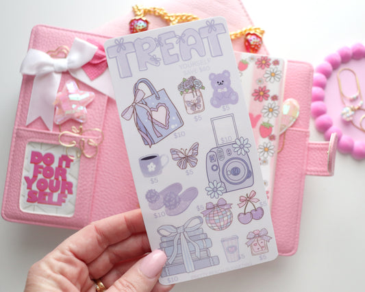 TREAT YOURSELF (PURPLE) SAVINGS TRACKER
