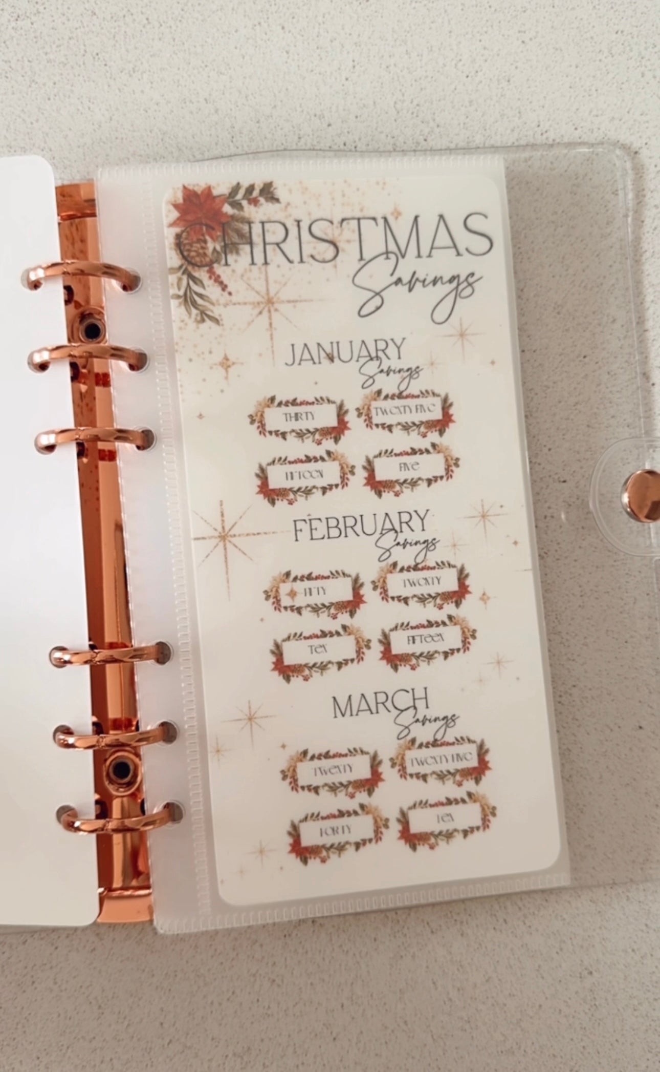 CHRISTMAS SAVINGS CHALLENGES 1K SAVINGS