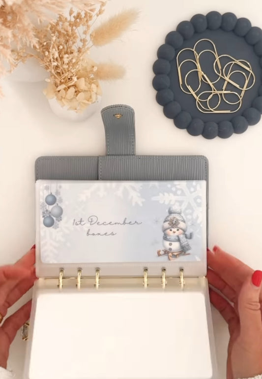 DASHBOARD & 6 CUSTOM ENVELOPES - WINTER WONDERLAND DESIGN