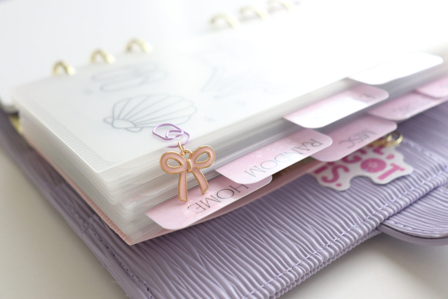 MINI BINDER CHARM