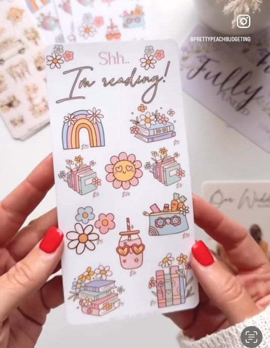 SHH.. IM READING SAVINGS TRACKER & DASHBOARD