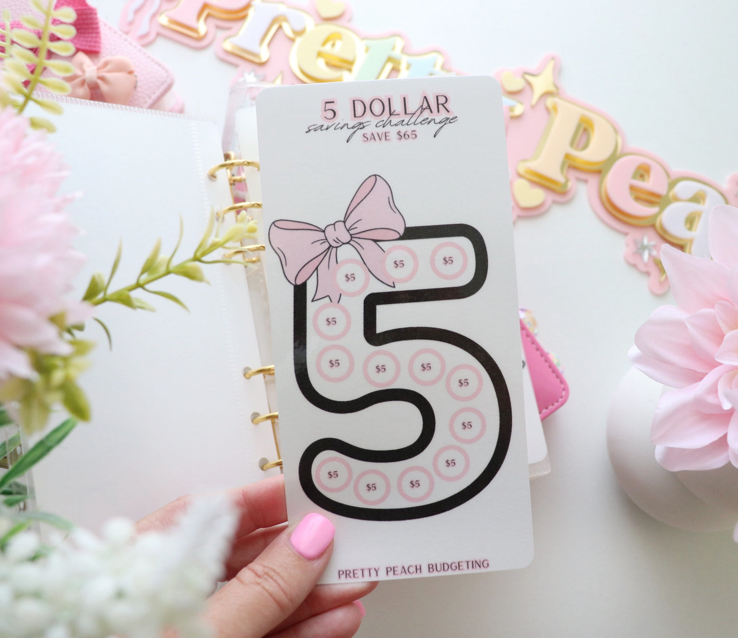 FIVE DOLLAR SAVINGS TRACKER