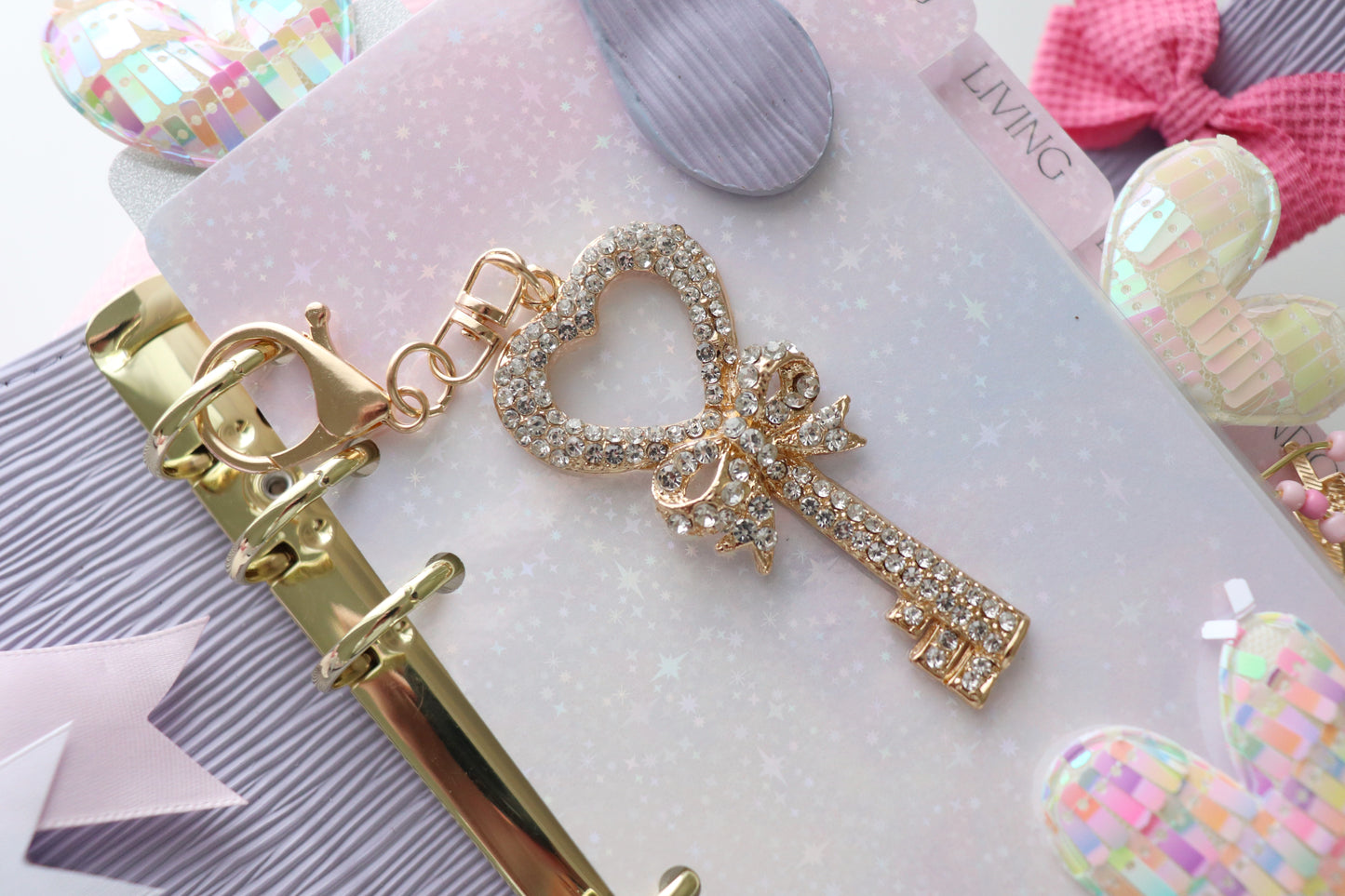 BINDER KEYCHAIN BLINGY KEY