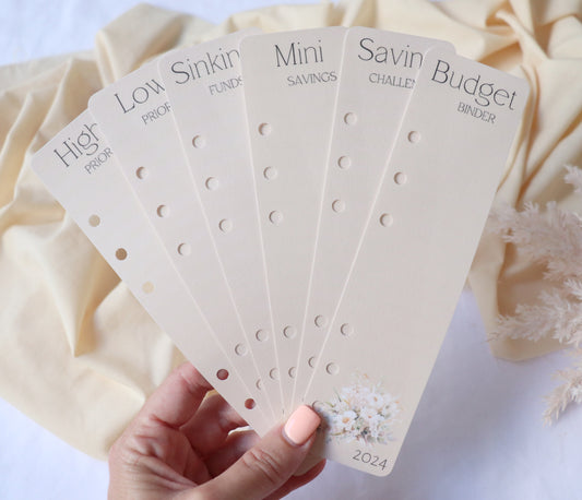 FLORAL BOOK MARKS SET OF 6