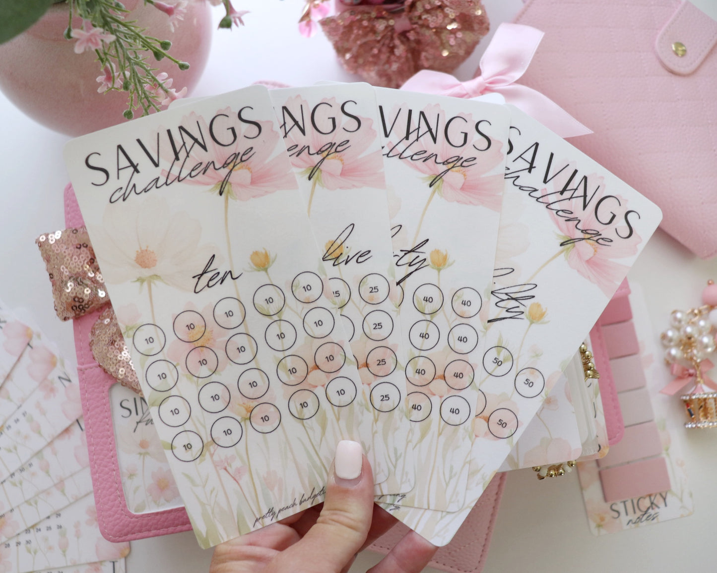 PERFECTLY PINK SAVE $2026 SAVINGS CHALLENGE