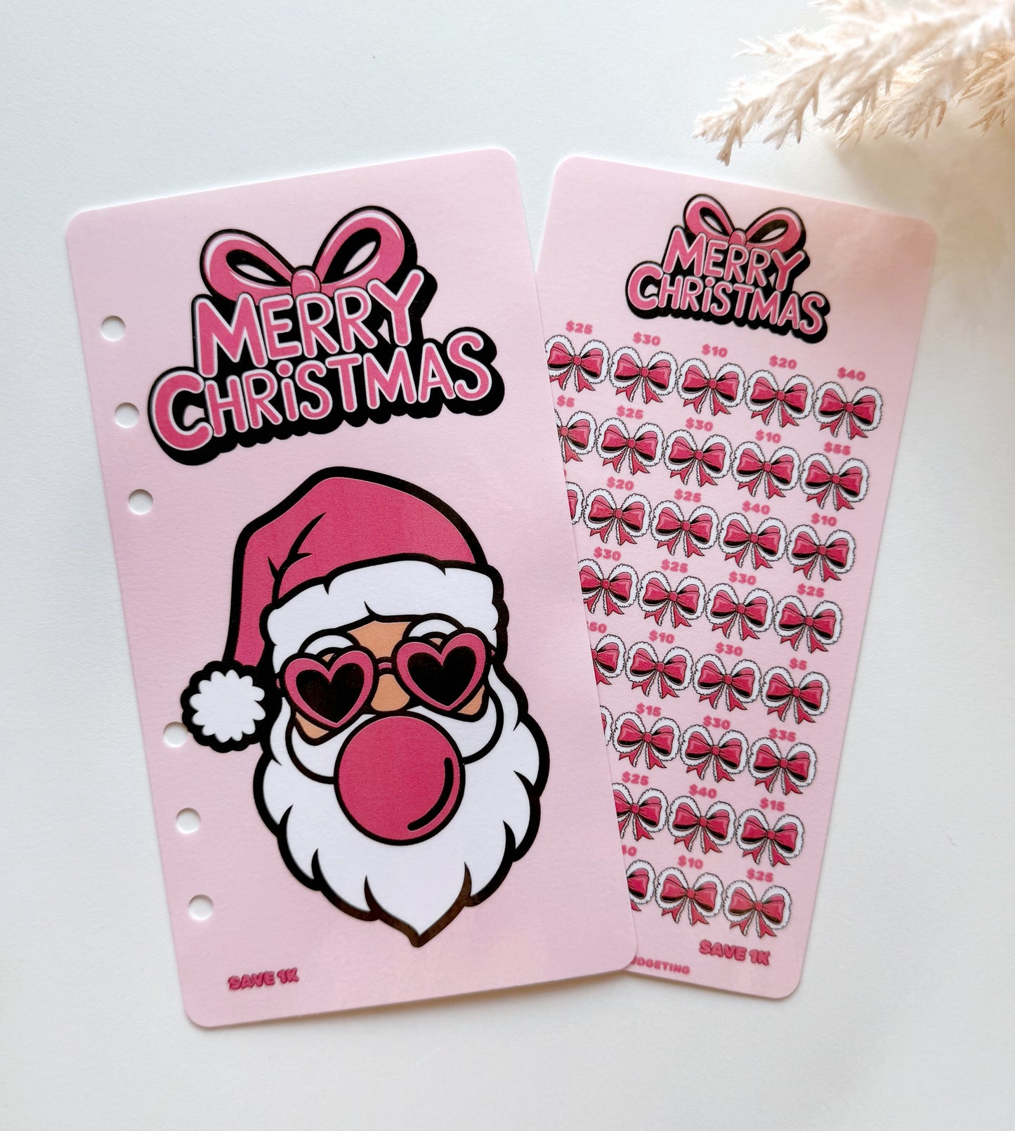 PINK SANTA XMAS DASHBOARD AND TRACKER