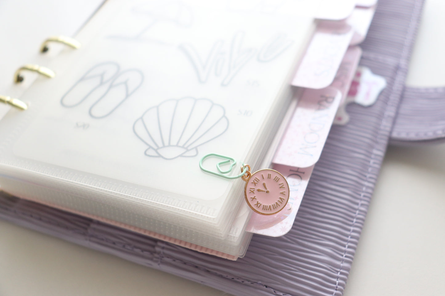 MINI BINDER CHARM