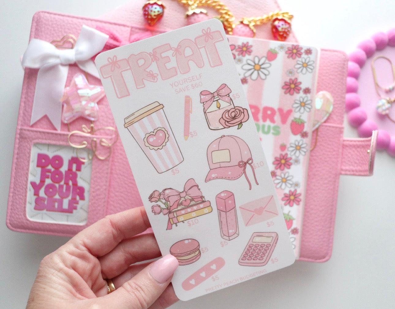 DIGITAL DOWNLOAD- TREAT YOURSELF TRACKERS SET