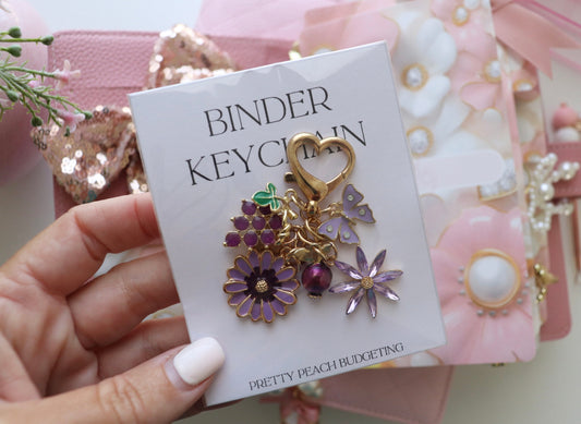 BINDER KEYCHAIN PURPLE