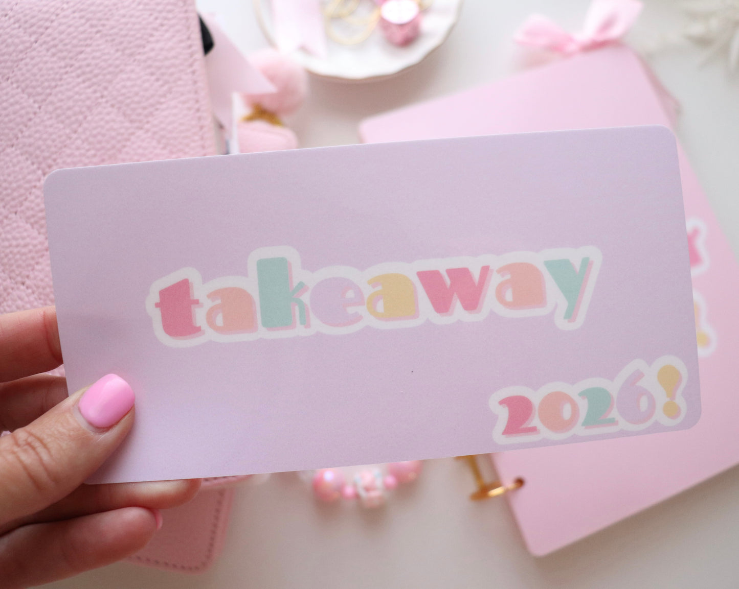 DASHBOARD & 6 CUSTOM ENVELOPES -  BRIGHT & BUBBLY