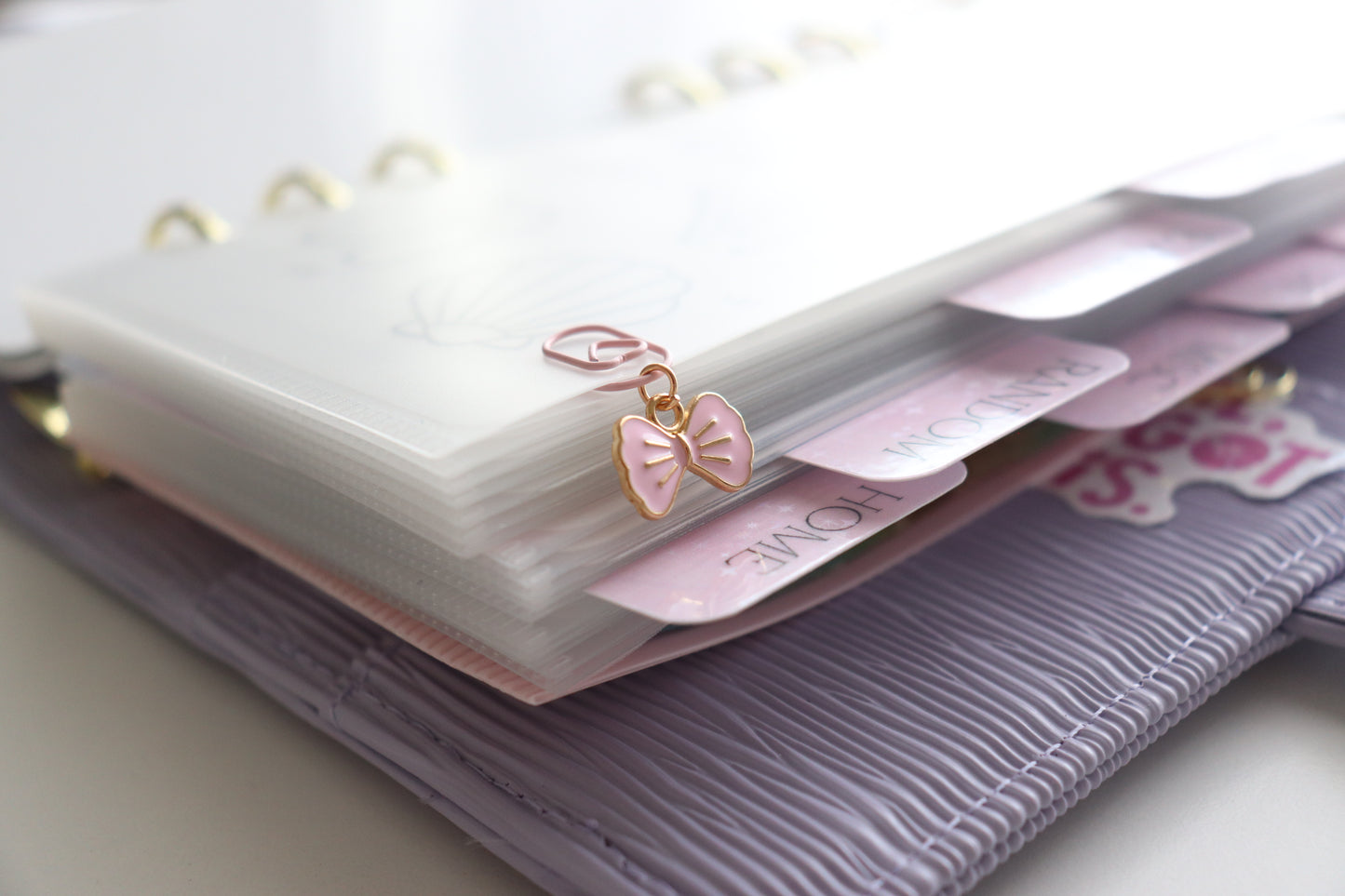 MINI BINDER CHARM