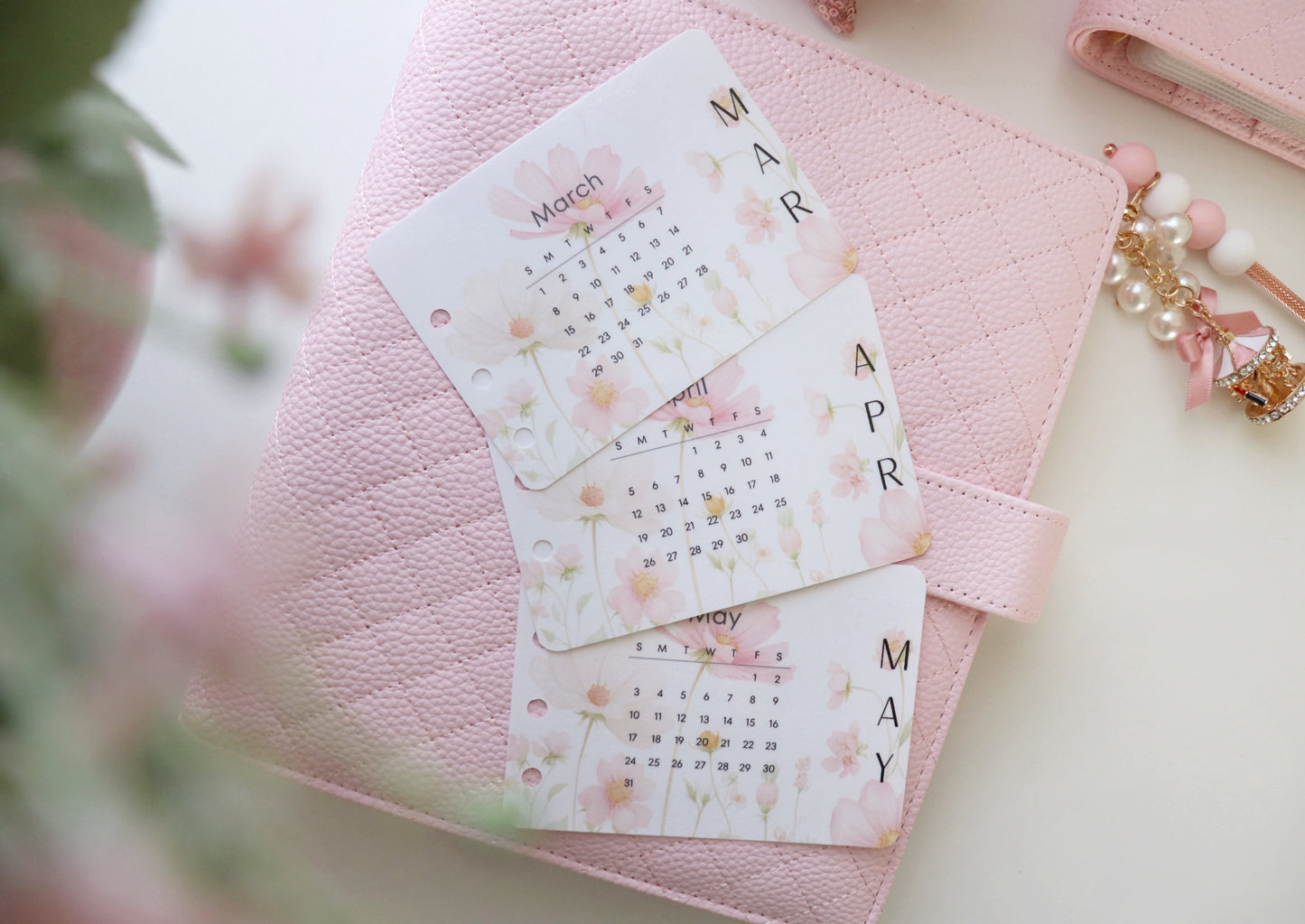 CALENDER MONTHLY INSERT CARDS