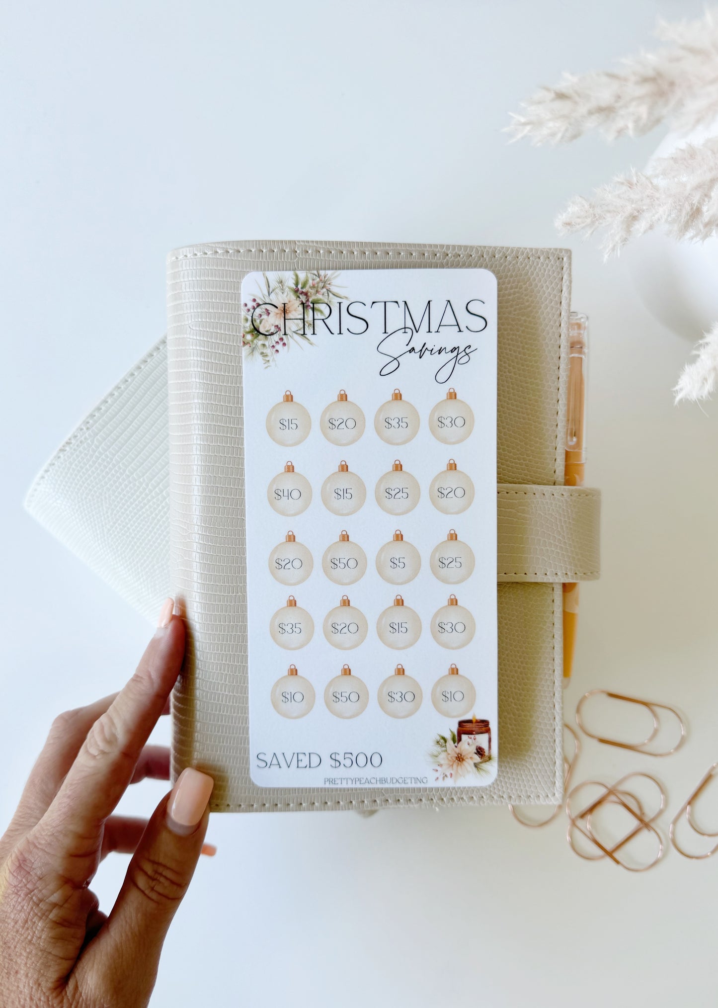 CHRISTMAS SAVINGS TRACKERS