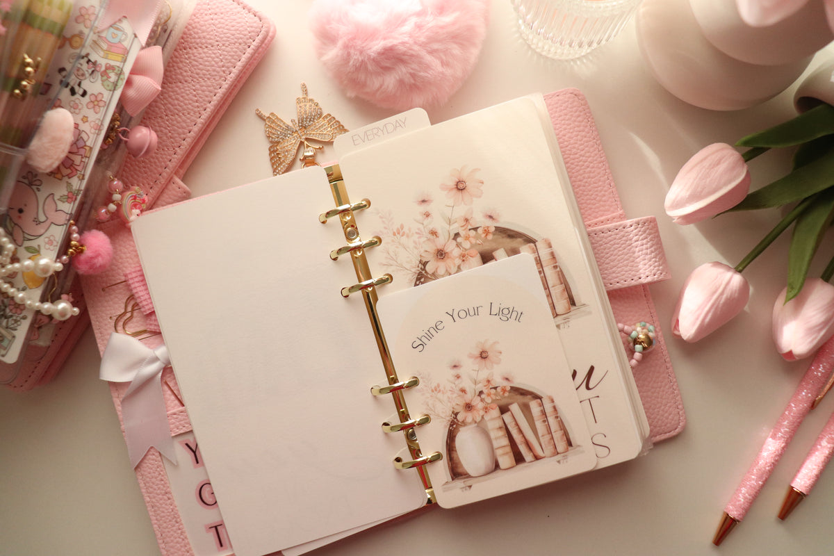 DIGITAL DOWNLOAD- PRETTY PLANNER BINDER SETUP