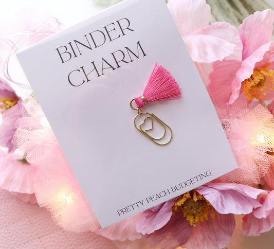 MINI PAPER CLIP CHARM - TASSELLS